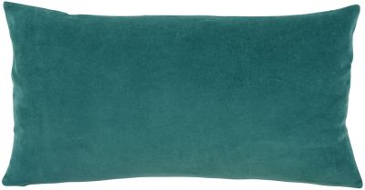 Coussin uni Elise en coton coloris Vert de gris 30x50 - Vivaraise