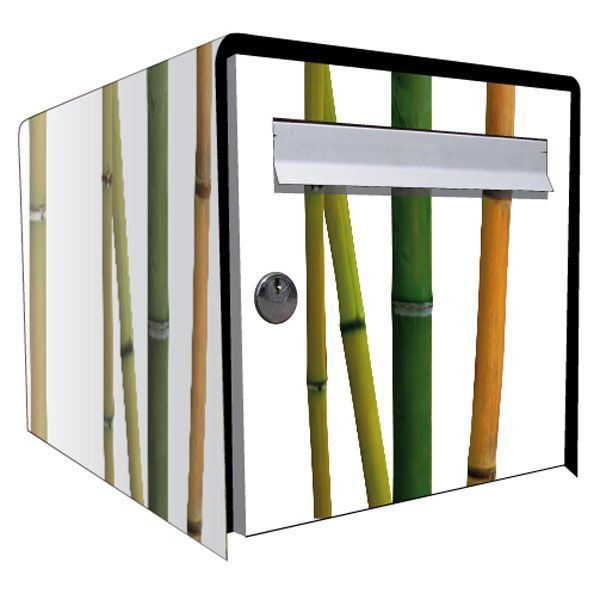 Boite Aux Lettres En Bois En Kit : Stickers bo?te aux lettres D?co Bambou – Paradise d?co Boite Aux Lettres En Bois En Kit : Stickers bo?te aux lettres D?co Bambou – Paradise d?co