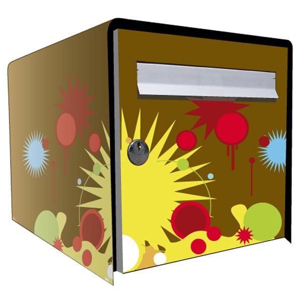 Boite Aux Lettres En Bois En Kit : Stickers bo?te aux lettres D?co Graphic 1 – Paradise d?co Boite Aux Lettres En Bois En Kit : Stickers bo?te aux lettres D?co Graphic 1 – Paradise d?co