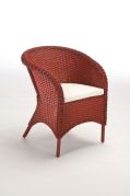 Fauteuil rotin Névada rouge Fauteuil rotin Névada rouge