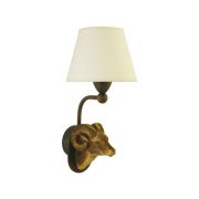 Applique Animal vieux bois Mouflon Applique Animal vieux bois Mouflon