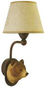 Applique Animal vieux bois Ours Applique Animal vieux bois Ours