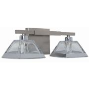 Applique murale double verres carrés Applique murale double verres carrés