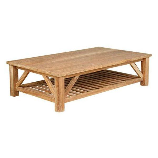 table basse teck