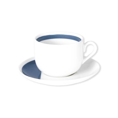 Tasse à thé porcelaine Louison bleu