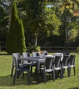 Salon de jardin Queen Lady 10 places Salon de jardin Queen Lady 10 places