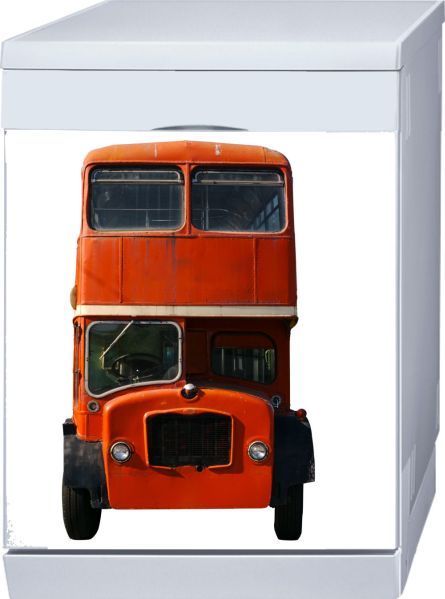 Magnet lave-vaisselle English Bus 60x60