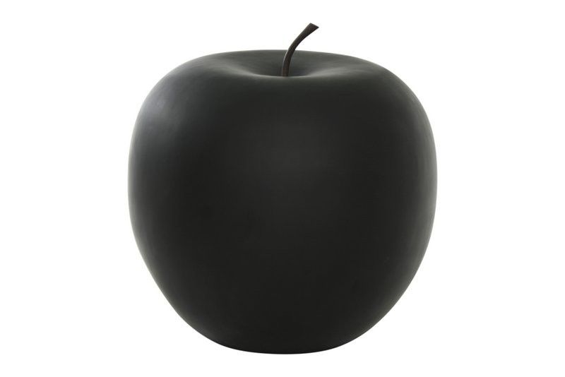 Pomme décorative finition mate noir modèle M