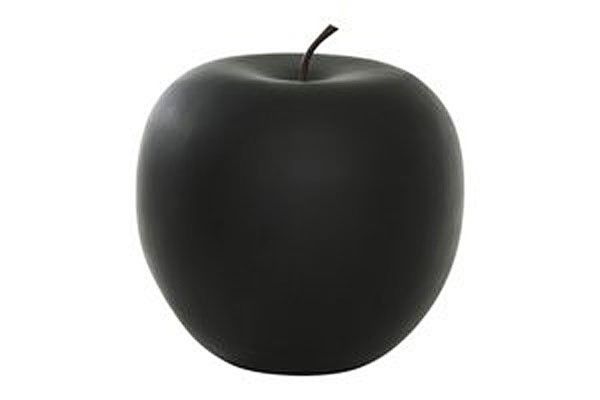 Pomme décorative finition mate noir modèle S