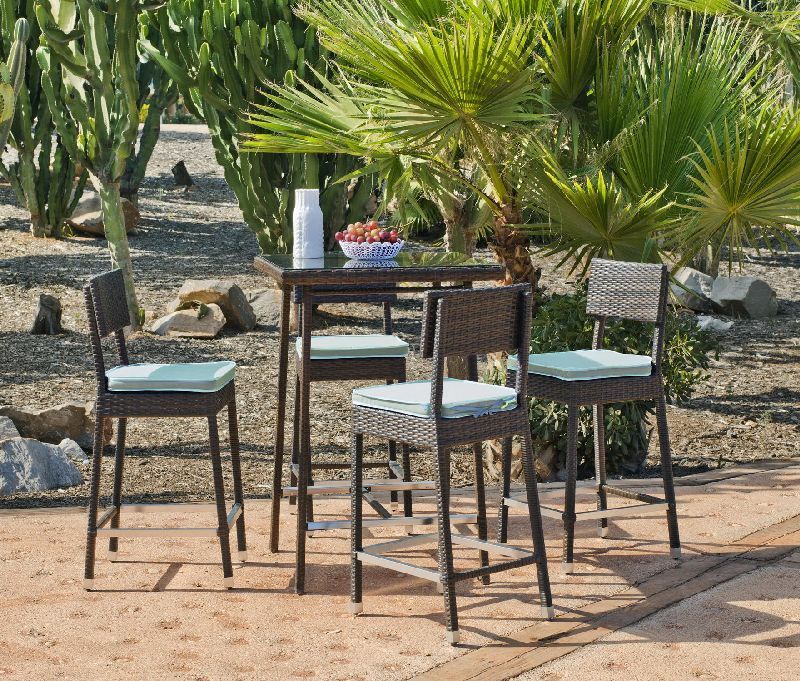 Table Salon De Jardin Alu Verre : Salon de jardin de la marque Hévéa, collection Ronda, 4 places Table Salon De Jardin Alu Verre : Salon de jardin de la marque Hévéa, collection Ronda, 4 places