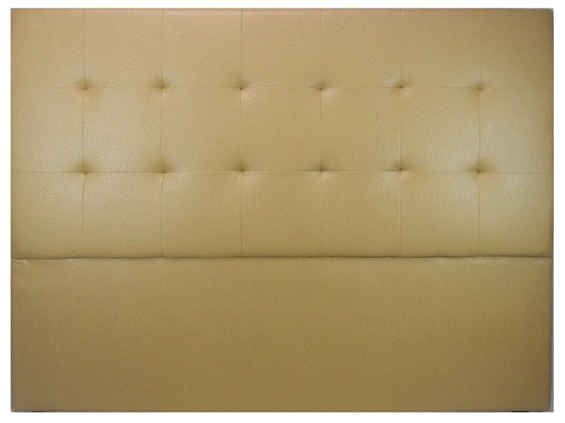 Tête de lit capitonnée Tudor aspect autruche sable 160