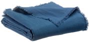 Plaid Zeff Nomade en lin/coton coloris Touareg 130x180 - Vivaraise