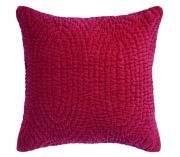Coussin boutis Nara rouge Coussin boutis Nara rouge