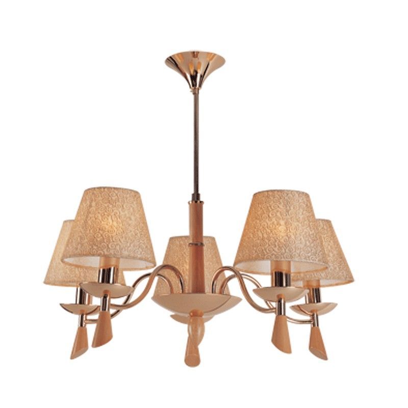 Lustre Bois Et Metal : Lustre-bois-et-metal-dore-abat-jours-arabesques-5-eclairages_L49058 Lustre Bois Et Metal : Lustre-bois-et-metal-dore-abat-jours-arabesques-5-eclairages_L49058
