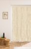 Rideau de porte Miramas coton/polyester/acrylique Ecru 140x250
