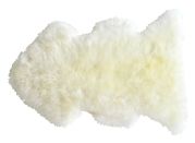 Tapis Douchka peau de mouton coloris blanc 67x100 - Nattiot
