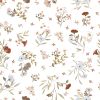 Papier peint Lilydale motif douces fleurs blanc Rouleau 10m
