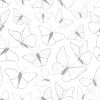 Papier peint Picnic day motif papillons gris
