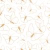 Papier peint Picnic day motif papillons moutarde Rouleau 10m