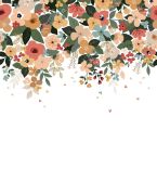 Papier peint panoramique Bloem motif grandes fleurs multicolore 200x248cm - LILIPINSO