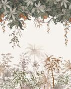 Papier peint panoramique Utan motif jungle indonésienne 200x248cm - LILIPINSO