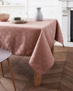 Nappe Abanico en polyester bois de rose 160x300 - NYDEL