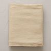 Drap de lit uni en lin stonewashed coloris beige malt 270x310