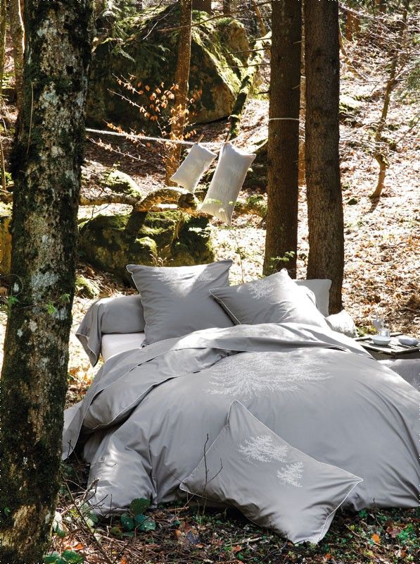 Parure de lit In the forest percale 135x200 + taie - Sylvie Thiriez