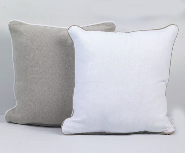 coussin deco blanc