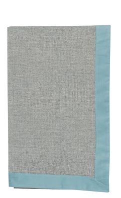 Plaid chevron gris laine Faubourg 155x220 - Autrement dit