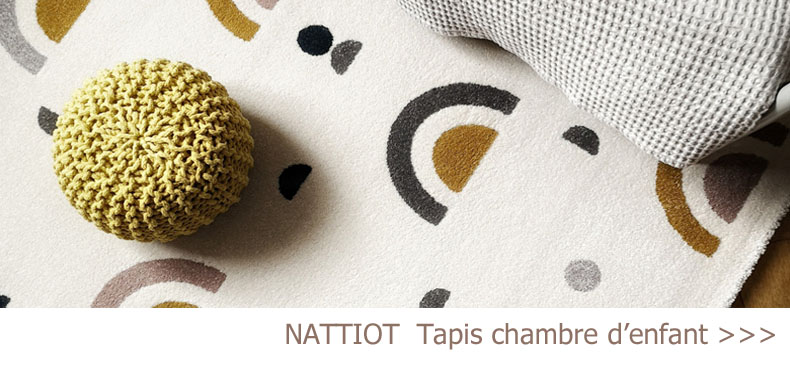 Tapis déco pour les chambres des plus petits - Nouveautés Nattiot