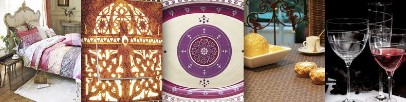 Oriental, objets déco sur le thème oriental