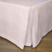 Cache-sommier rose poudré percale 200x200 - Liou