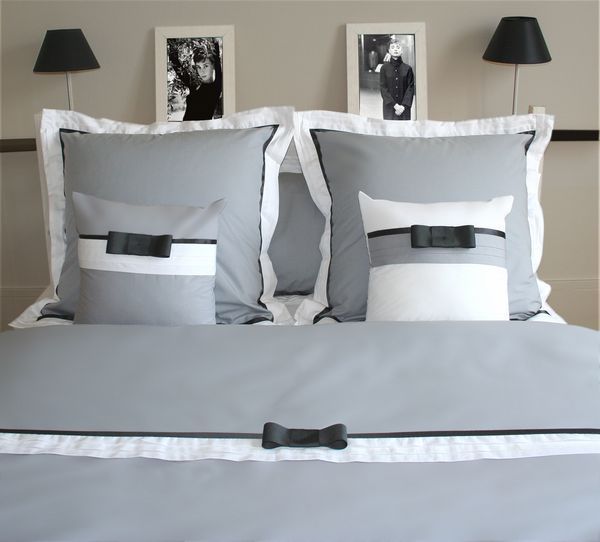 Housse de couette Audrey H percale 140x200 - Liou