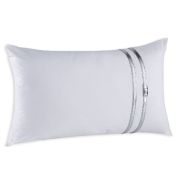 Housse de coussin Kim blanc percale 30x50 - Liou