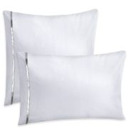 Taie d'oreiller Kim blanc percale 65x65 - Liou