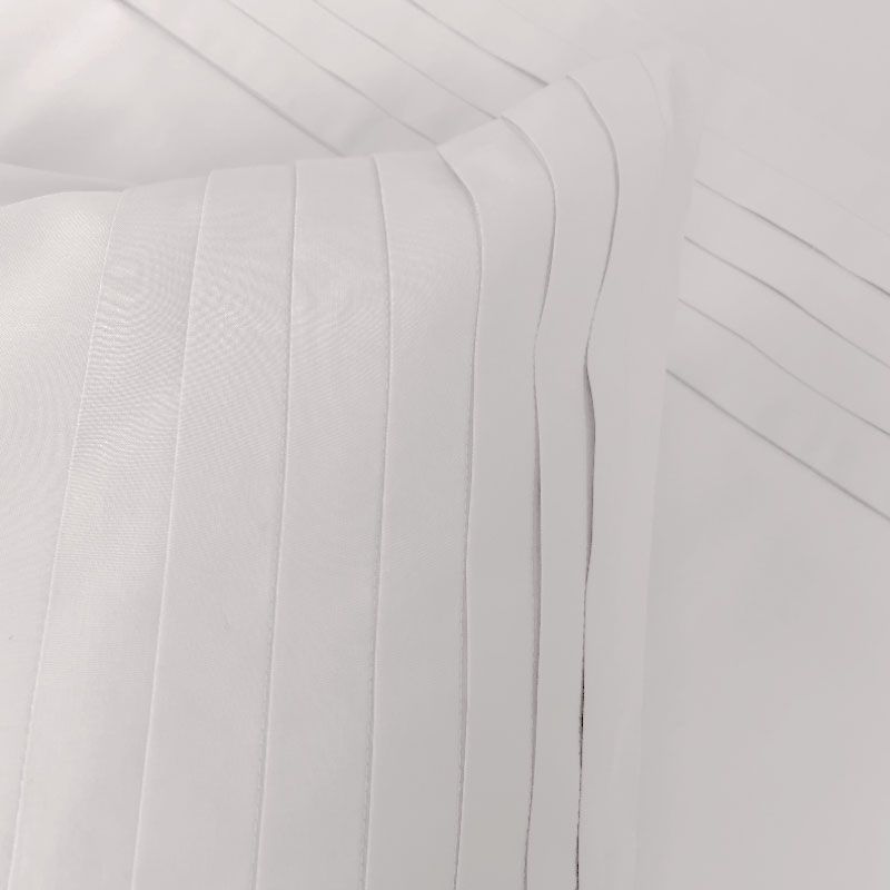Taie d'oreiller Origami blanc percale 65x65 - Liou