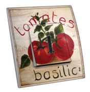Interrupteur décoré Cuisine / Tomates basilic téléphone - Decorupteur