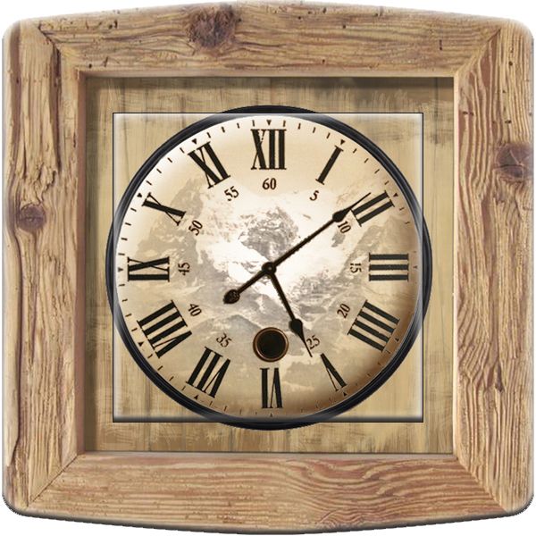 Interrupteur décoré Horloge poussoir - Decorupteur