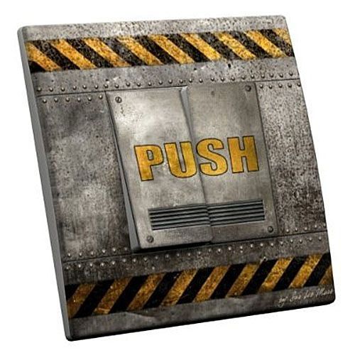 Interrupteur décoré Metal Push double - Decorupteur