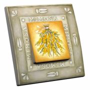 Interrupteur décoré Mimosa poussoir - Decorupteur