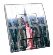 Interrupteur décoré Villes - Voyages / New York 10 poussoir - Decorupteur