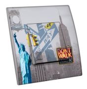 Interrupteur décoré Villes - Voyages / New York 12 poussoir - Decorupteur