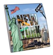 Interrupteur décoré Villes - Voyages / New York 4 poussoir - Decorupteur