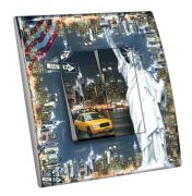 Interrupteur décoré Villes - Voyages / New York 5 double - Decorupteur