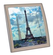 Interrupteur décoré Villes - Voyages / Tour Eiffel 2 poussoir - Decorupteur