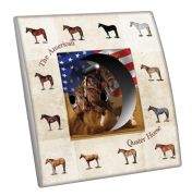 Prise décorée Animaux / Quater Horse 2 pôles + terre - Decorupteur