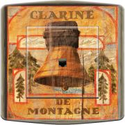 Prise décorée Montagne / Clarine de montagne RJ45 - Decorupteur