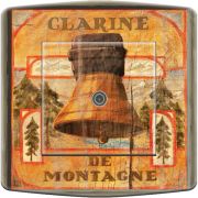 Prise décorée Montagne / Clarine de montagne TV - Decorupteur