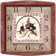 Prise décorée Montagne / Horloge bouquetin 2 pôles + terre - Decorupteur